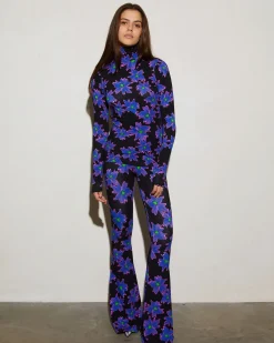 STIEGLITZ Alicia Flared Broek | Blue^DAMES Broeken