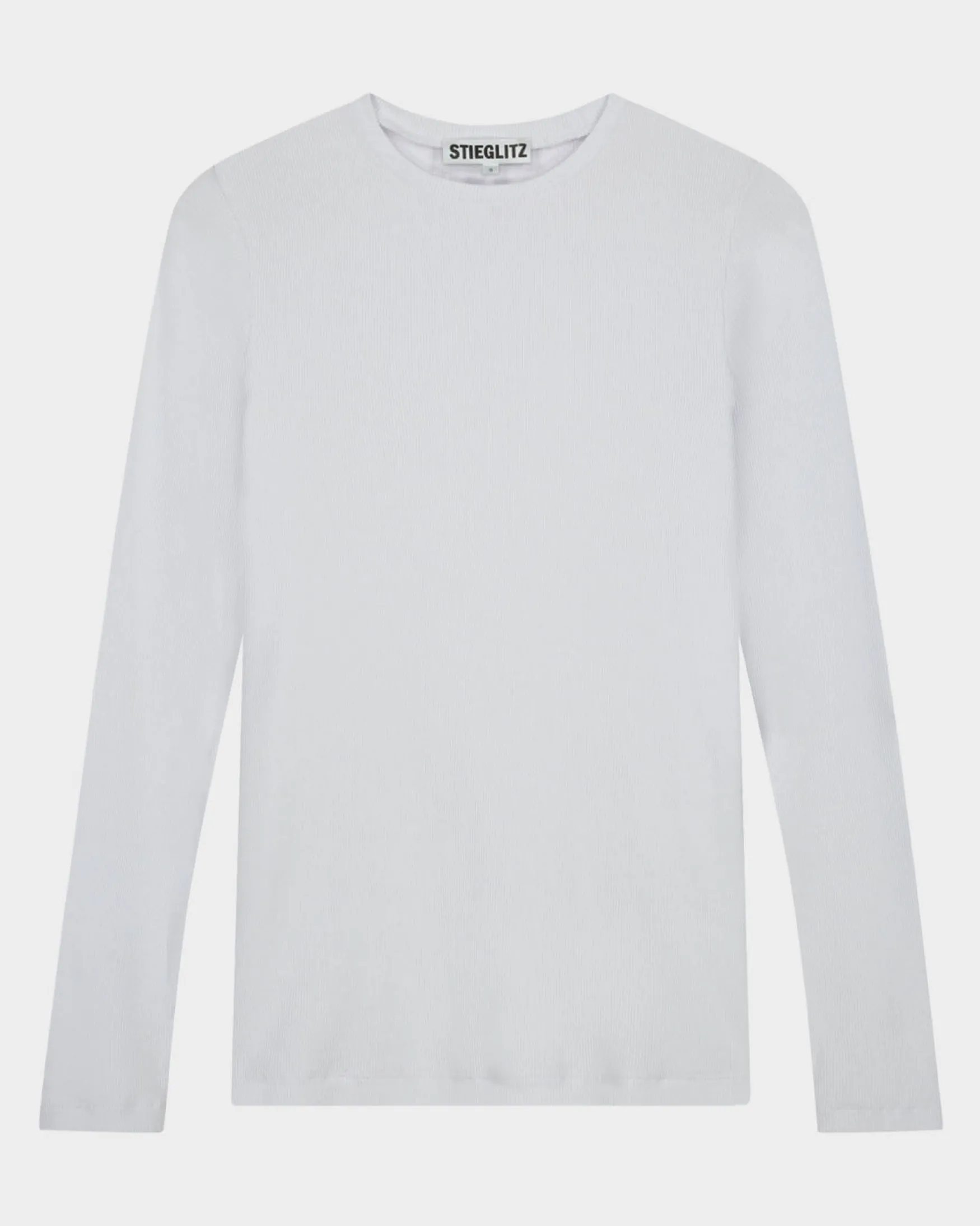 STIEGLITZ Basic Longsleeve | White^DAMES Longsleeves, Blouses & Pullis