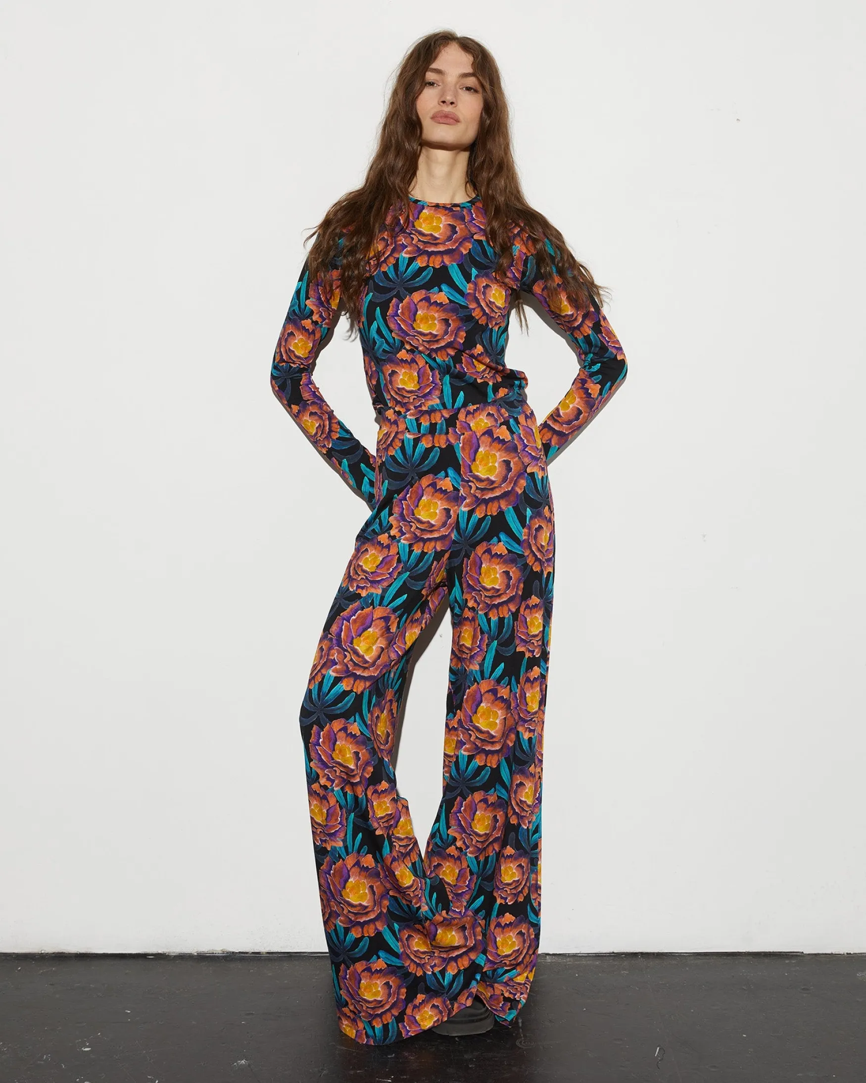 STIEGLITZ Chesna Palazzo | Brown^DAMES Broeken