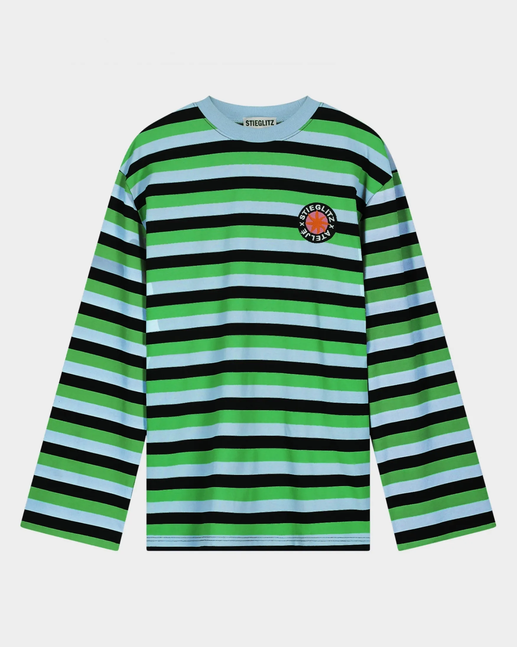 STIEGLITZ Leah Wide Skate Longsleeve | Blue^DAMES Longsleeves, Blouses & Pullis