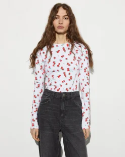 STIEGLITZ Medina Longsleeve | White^DAMES Longsleeves, Blouses & Pullis