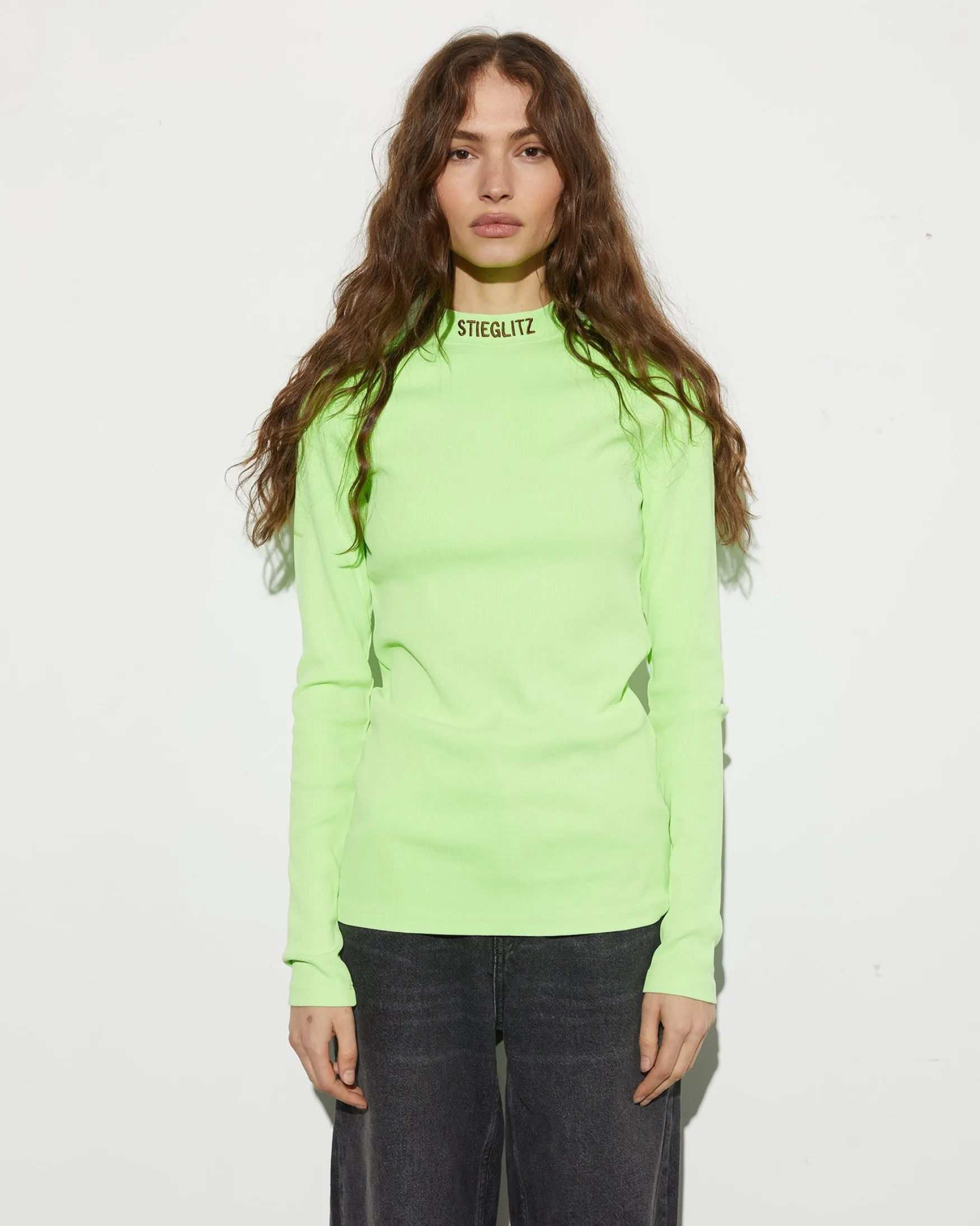 STIEGLITZ Neon Stieg Pulli | Neon Green^DAMES Longsleeves, Blouses & Pullis