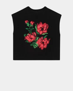 STIEGLITZ Radmila Knitted Gilet | Black^DAMES Knitwear