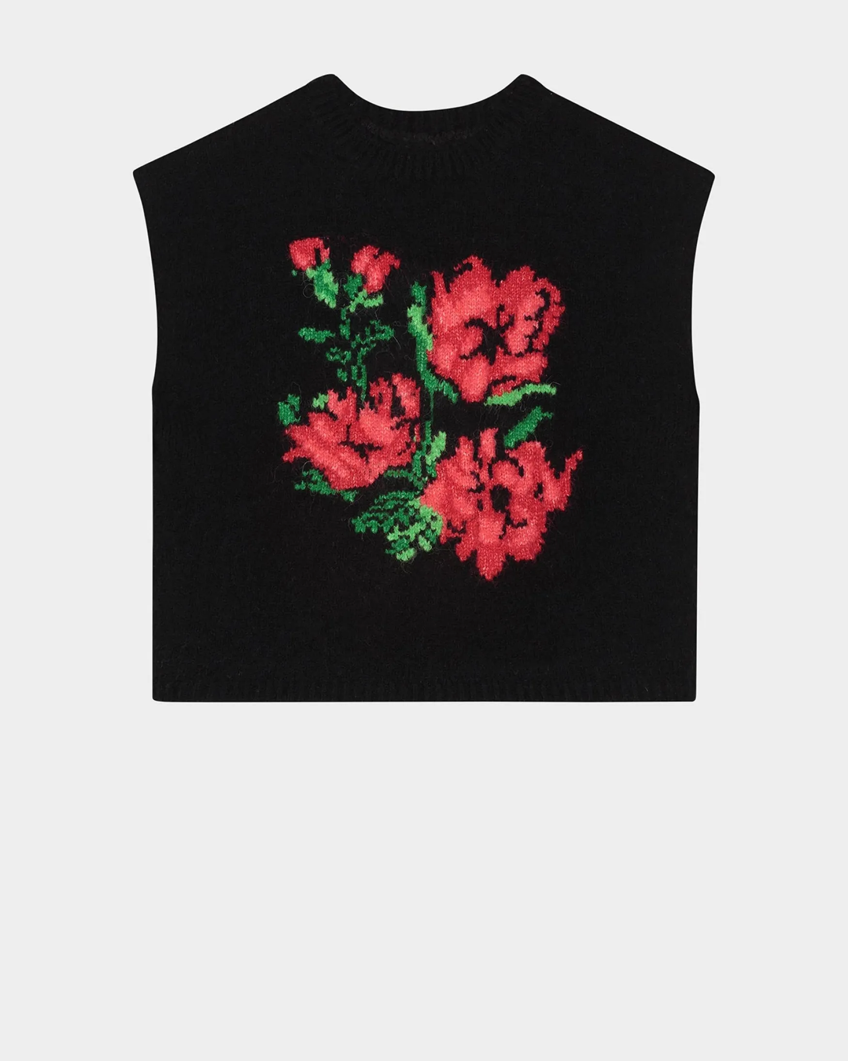 STIEGLITZ Radmila Knitted Gilet | Black^DAMES Knitwear