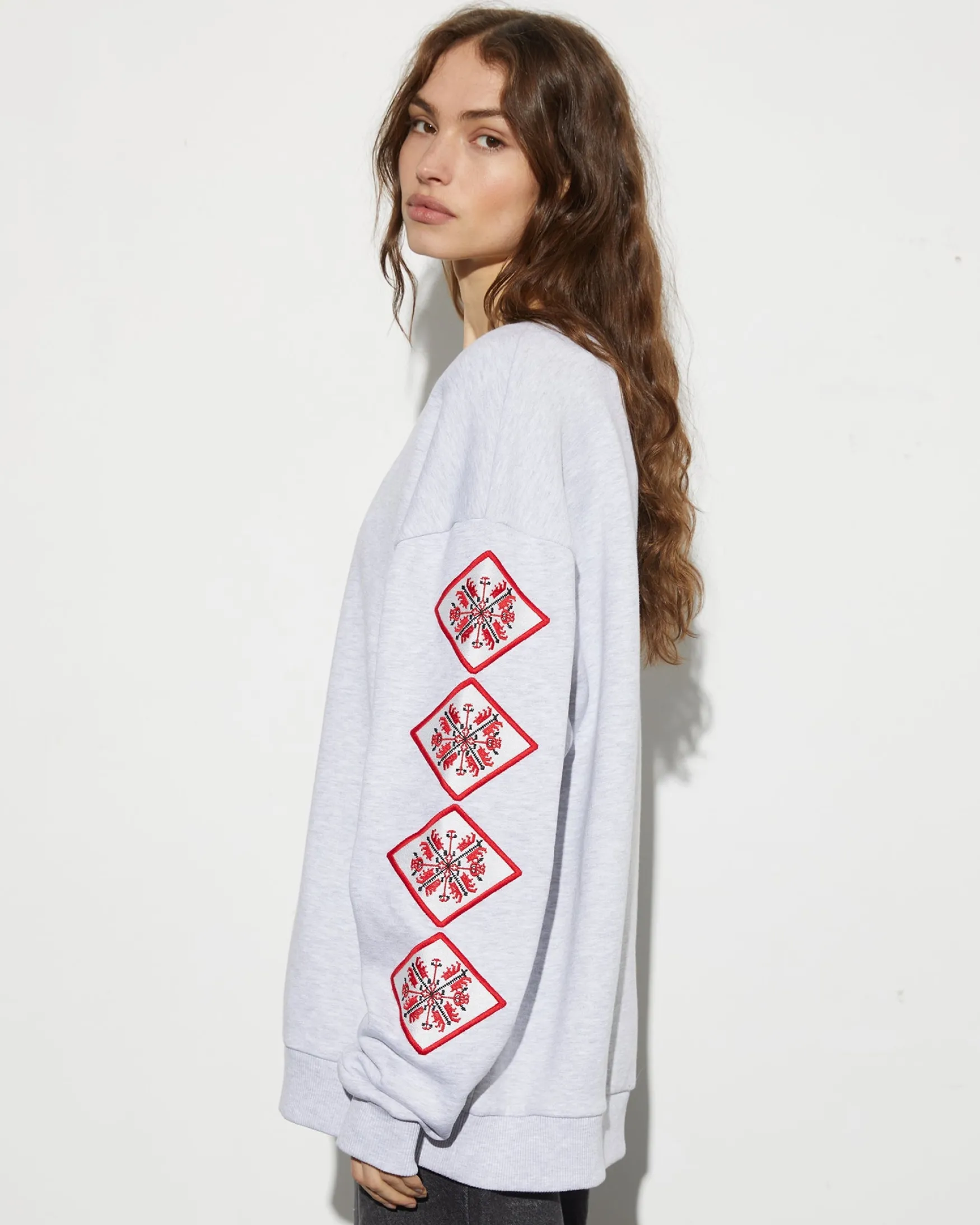 STIEGLITZ Silvi Sweater | Melange Grey^DAMES Sweaters