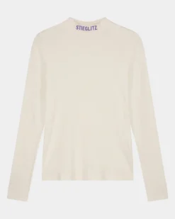 STIEGLITZ Stieg Pulli | White^DAMES Longsleeves, Blouses & Pullis