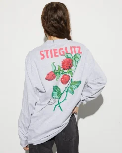 STIEGLITZ Tereza Skate Longsleeve | Melange Grey^DAMES Longsleeves, Blouses & Pullis