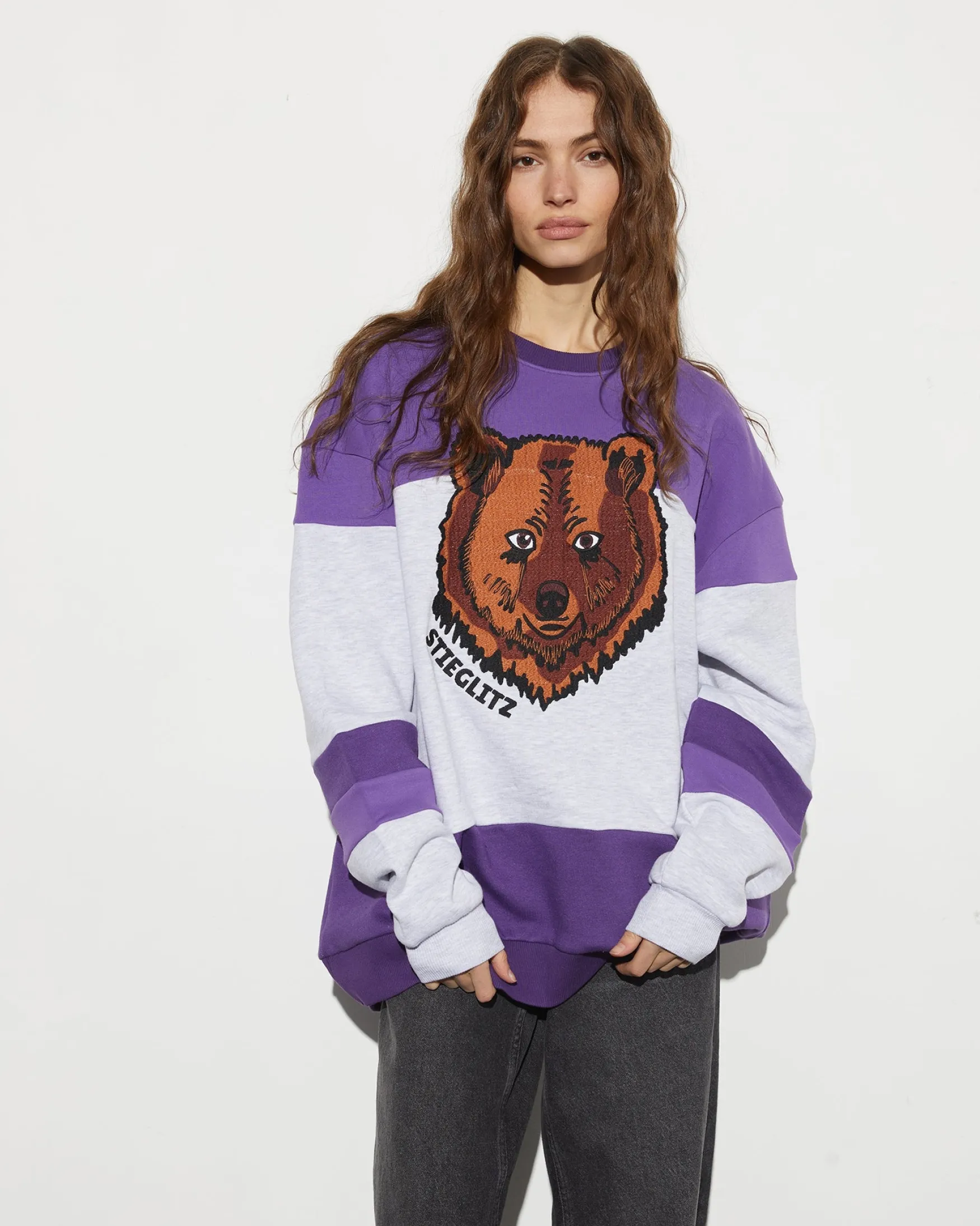 STIEGLITZ Vid Sweater | Purple^DAMES Sweaters