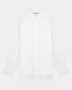 STIEGLITZ Vila Blouse | White^DAMES Longsleeves, Blouses & Pullis
