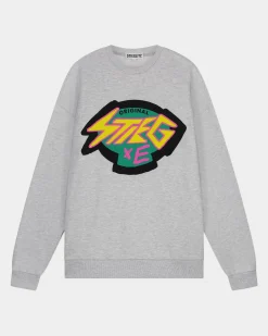 STIEGLITZ Wolf Sweater | Melange Grey^DAMES Sweaters